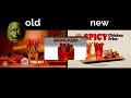 Burger King new vs old spicy chicken fries commercial