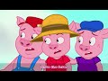 Three Little Pigs - The Dangerous Adventure | Bedtime Stories for Kids in English | Fairy Tales