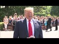 President Trump Surprises White House Tour Group