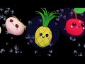 Fruits Dancing with Bubbles - Dancing Fruit - Bubbles Party - Fun Dance Video with Music & Animation
