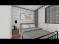 (6x7 Meters) Modern Tiny House Design | 2 Bedrooms House Tour
