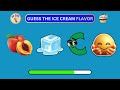 Guess The Ice Cream Flavor By Emoji?🍦Emoji Quiz | Easy, Medium, Hard Quiz Challanges