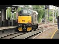 Trains on WCML Fantastic Action At Nuneaton Station Freight/ passenger Trains 11/06/24
