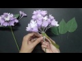 How To Make Hydrangea Flower From Crepe Paper -  Craft Tutorial