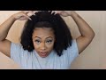 $10 Style!! | Outre Synthetic Pretty Quick Wrap Pony- Springy Afro