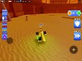 Playing at the new game blade ball (Roblox)