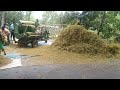 Rice Threshing Machine in farmer