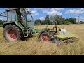 Unkaputtbar der Fendt GT II Kompakt 275 Oldtimer! | Hier beim Gras mähen für Heuernte 2023!