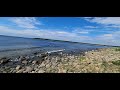 Peaceful Rocky Shoreline with Calm, Crystal Clear Waves 😎😎 #naturelovers #sweden #naturephotography