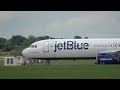 JetBlue issues at Dublin Airport, Ireland 🇮🇪 Airbus A321Neo N2105J 27th July 2024