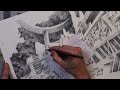 BIG Pencil Drawing Timelapse (and framing it for once!)