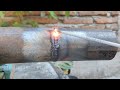 How to weld 1G position round pipes for beginners|||without an expensive welding machine