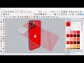 sketchup 3d modeling iphone 13 pro max