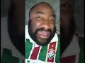 Tricolor chorando ao som do hino do Fluminense tocado com violinos pelo bem da dramatização