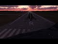 Fenix A320 Sunset Landing In Cologne