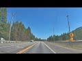 Driving from Pend Oreille Lake to Kingsgate Border Crossing
