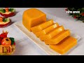 **MANGO PUDDING**. HEALTHY MANGO DESSERT.QUICK & EASY RECIPE.NO AGAR AGAR ,NO GELETIN.