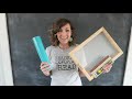 How to Screen Print using Vinyl