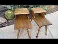 Restoration of a Pair of Vintage Endtables.