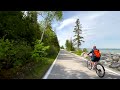 The Most Beautiful Bike Path in the US | Peaceful Music & Bike Ride Around Mackinac Island