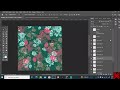 How to make Pattern with applying different Texture on Flower in Photoshop | Photoshop classes