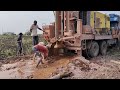 Borewell drilling || लाल पत्थर मे 10hp का पानी आया गांव दरबार खपरी || guru tubewell world