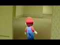 Mario falls into the backrooms