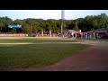 Brody first pitch St. Joe Mustangs game