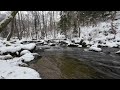 Escape the Noise: Serene Winter River Scenes for a Peaceful New Year ❄️ | ASMR | Calming | River