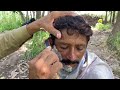 ASMR Fast Hair Cutting ✂️ and Shaving With Barber is old public [part180]