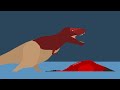 Tyranosaurus Rex Vs Suchomimus - dino cartoon battles