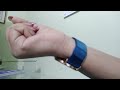 Magnet wrist watch