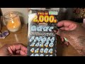 $20 Full Of $2,000 Va Lottery Scratch Ticket