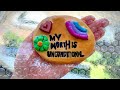 paint a clay magnet with me ✨🎨 |  mental health related, relaxing, therapeutic + artsy 🌚