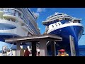 World biggest cruise dock at Cozumel Mexico city.Icon of the seas.