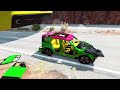 Satisfying cars vs Huge wheel crashes #378 | BeamNG drive Live