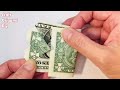 Easy Money Origami Heart Envelope Step by Step Tutorial, How to make Dollar Origami Heart Envelope