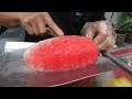 crazy speed! amazing fruit cutting skill - thai street food