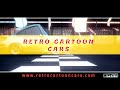 RETRO CARTOON CARS - OVAL Race Animation