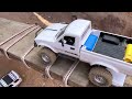 Jeep Wrangler 4x4 vs Toyota land cruiser 80 vs Suzuki Jimny 4x4 Off Road track climbing test #toys