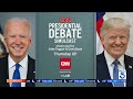 Biden, Trump set to face off in first presidential debate