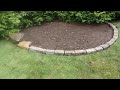 Pea Gravel Seating Area Progress