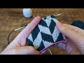 How to Knit Fair Isle/ Stranded Colourwork English Style & Catch Floats