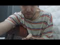 John Frusciante fan playing acoustic guitar