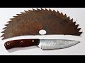 Knife Making - Kitchen knife from an old circular saw DIY