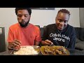 Banga  soup and rice#mukbang