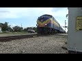 Dinner Train passes by New York Dr. Directly East (HD Sony Camera) (7/30/23)
