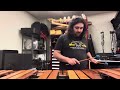 Mallet Playing test on Marimba because the bells hurt my ears