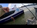 East River Fishing. Exploring NYC Piers