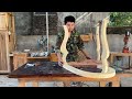 Woodworking Is Amazing At This / This Poor Man Created The World's Strangest Wooden Coffee Table